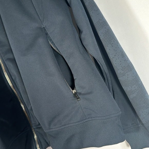 Bench Navy Blue Zip Up Sweater Light Jacket - Picture 4 of 9